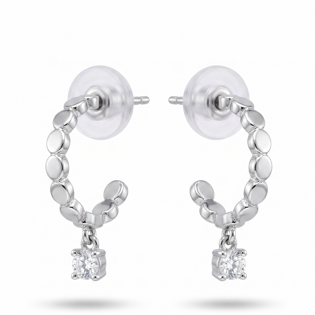 Willow pendientes lapilli labrado