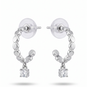 Willow pendientes lapilli labrado