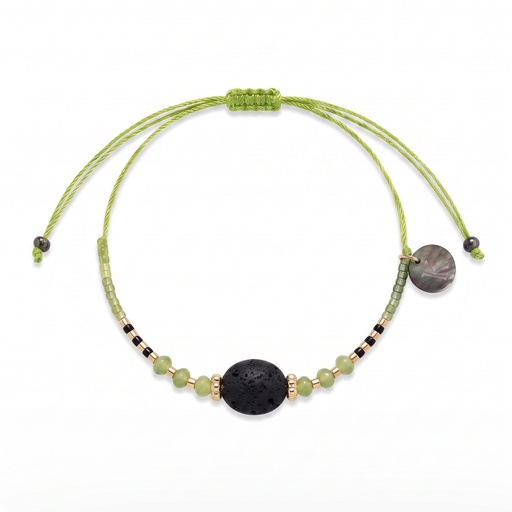 [11142] Pulsera Teide lava mixed peridot-03