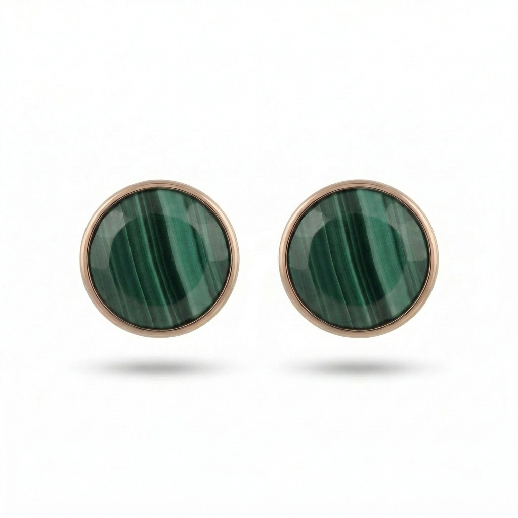 Grace pendientes malaquita