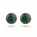 Grace pendientes malaquita