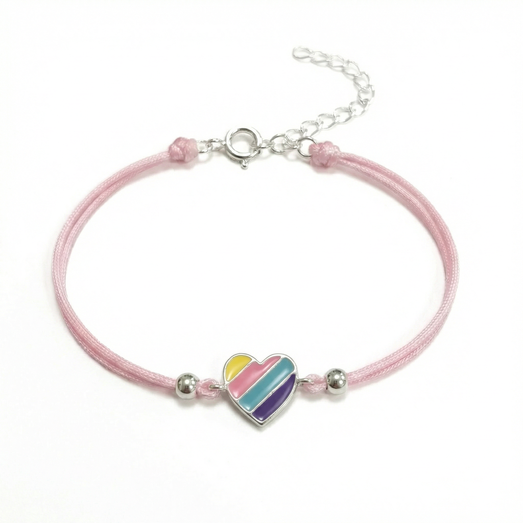 Joy pulsera corazón arcoíris