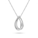 Dream colgante gota abierta circonia