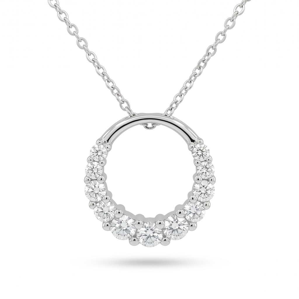 Dream colgante aro circonia (Shimmer)