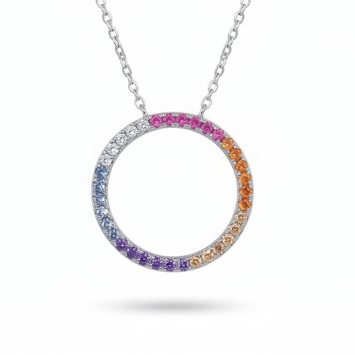 [10311] Shimmer colgante aro multicolor
