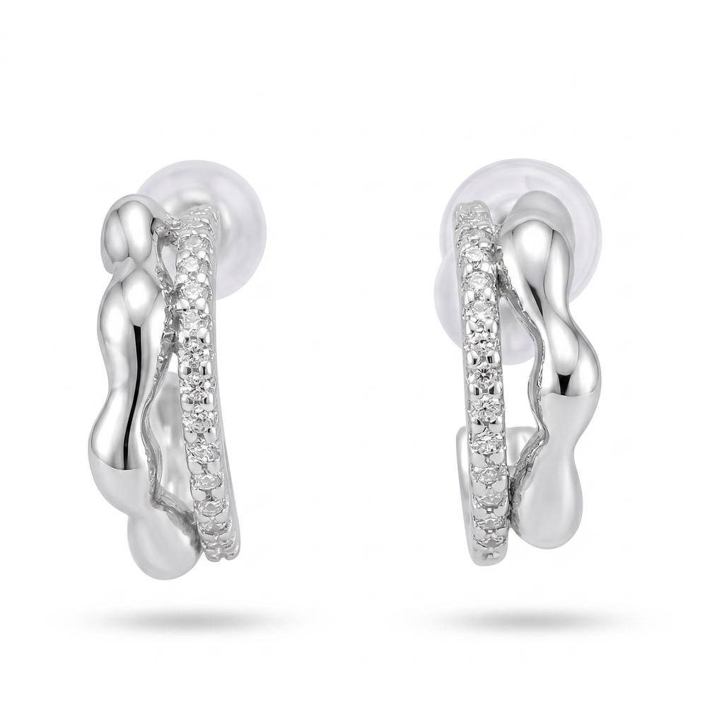 Willow pendientes magma labrado
