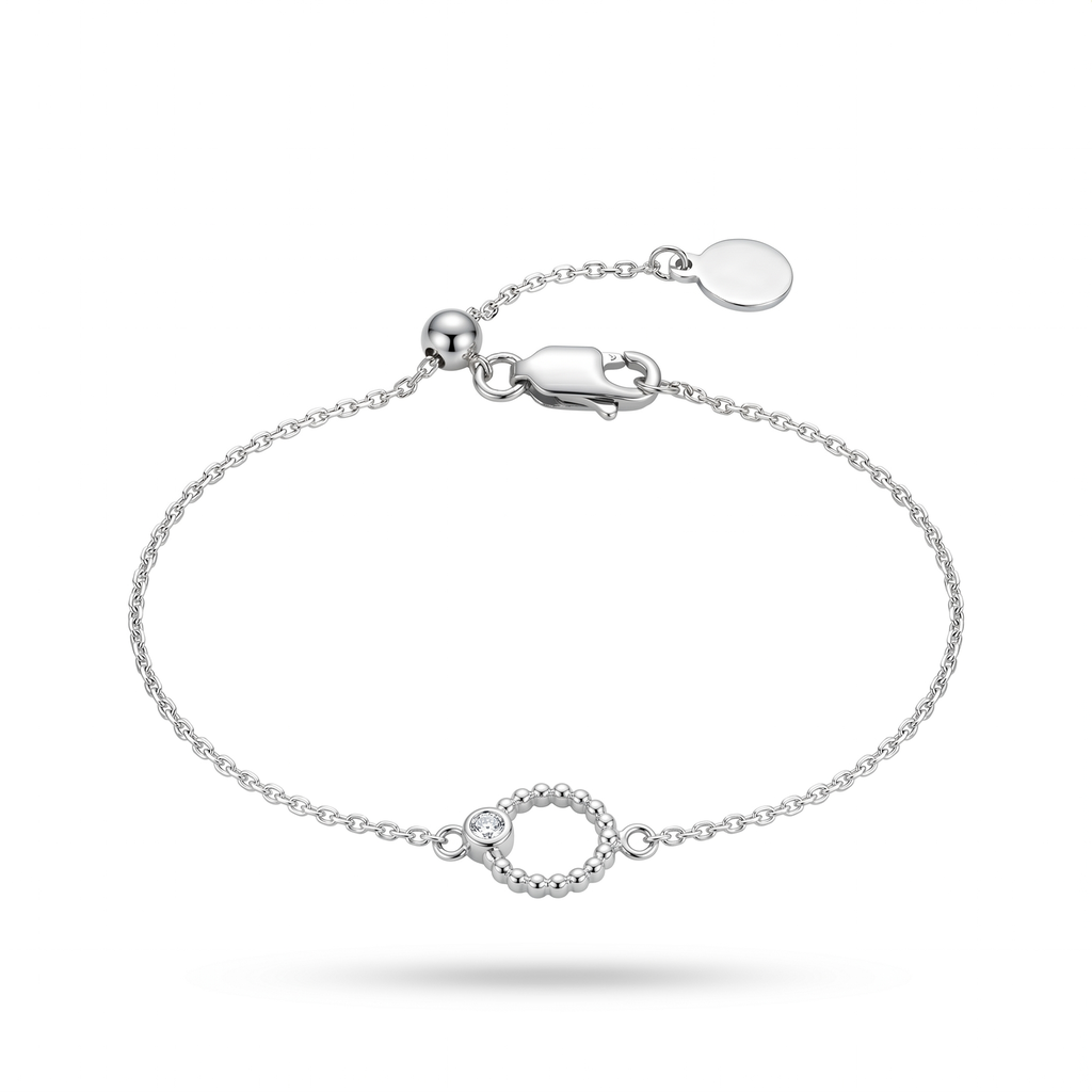 Willow pulsera aro labrado circonia