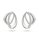 Dream pendientes doble oval circonia