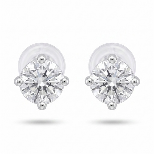 [10388] Dream pendiente circonia blanca (4 mm)