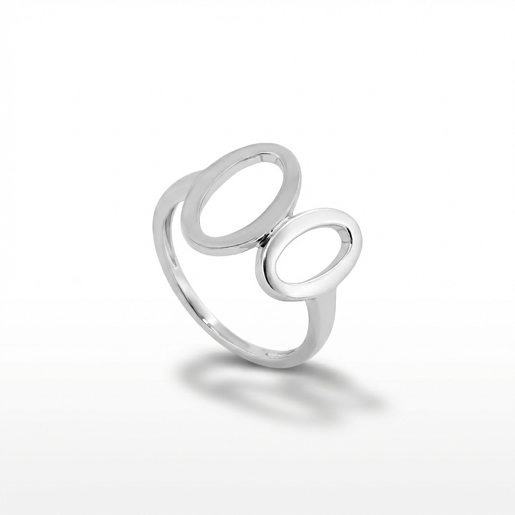 Serenity anillo oval mate brillo
