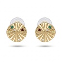 Praga pendientes tarta circonia multicolor