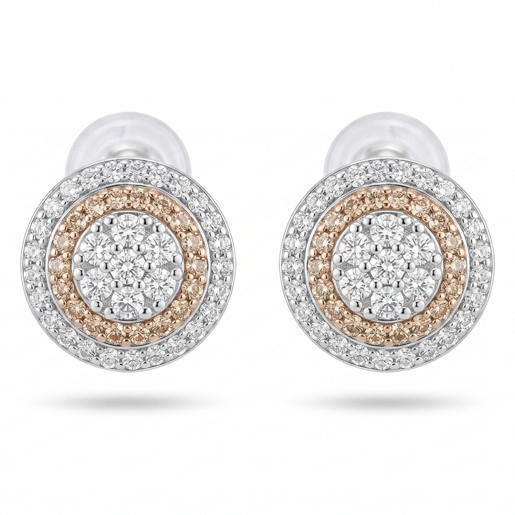 Lyric pendiente circulo circonia champagne