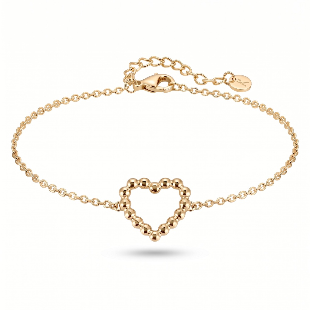 Serenity pulsera corazón bolas