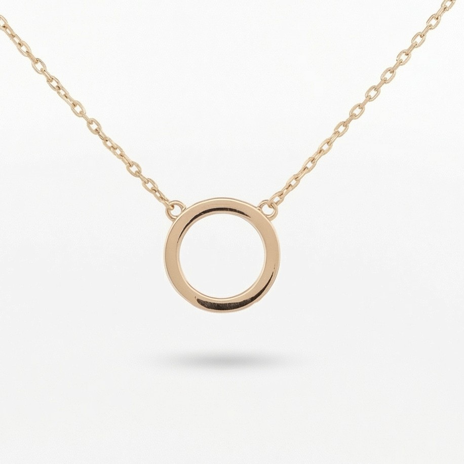 Serenity collar aro dorado