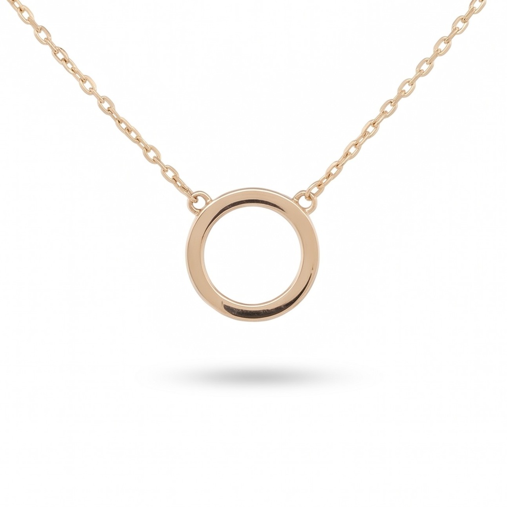 Serenity collar aro dorado
