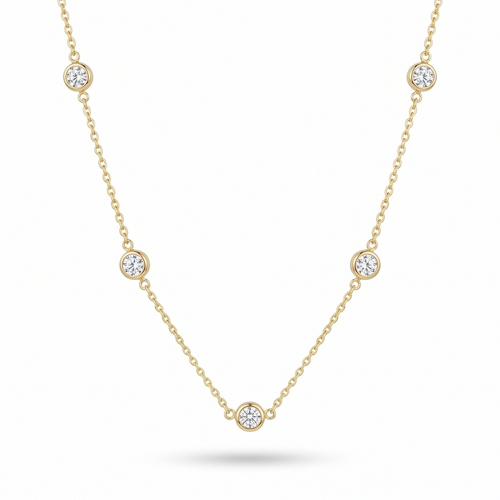 Lyric collar cinco circonias