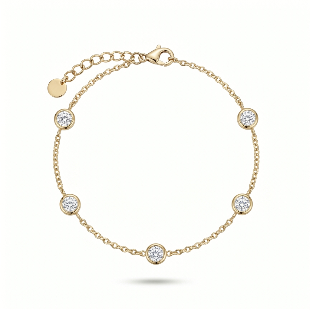 Lyric pulsera cinco circonias
