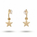 Serenity pendientes estrellas llenas doradas