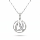 Dream colgante trazos circonia con cadena
