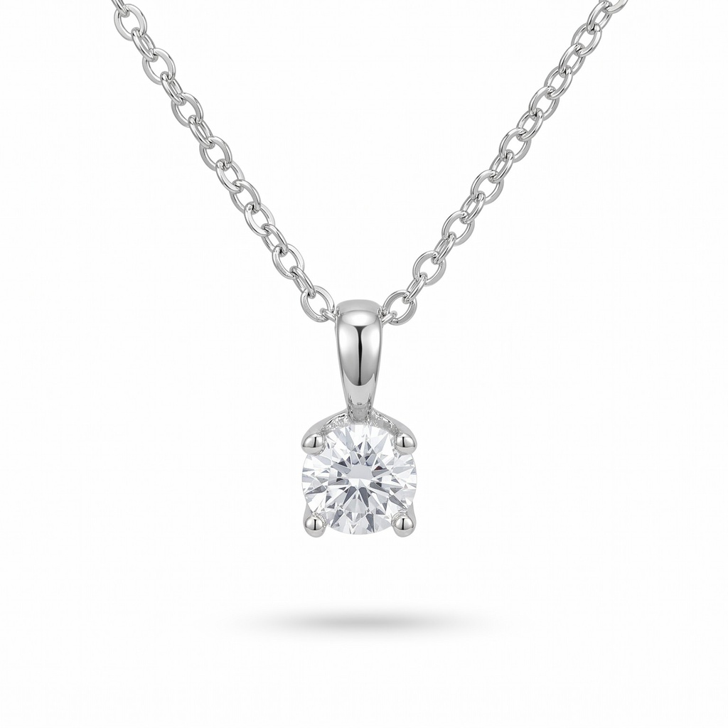 Dream colgante circonia blanca con cadena