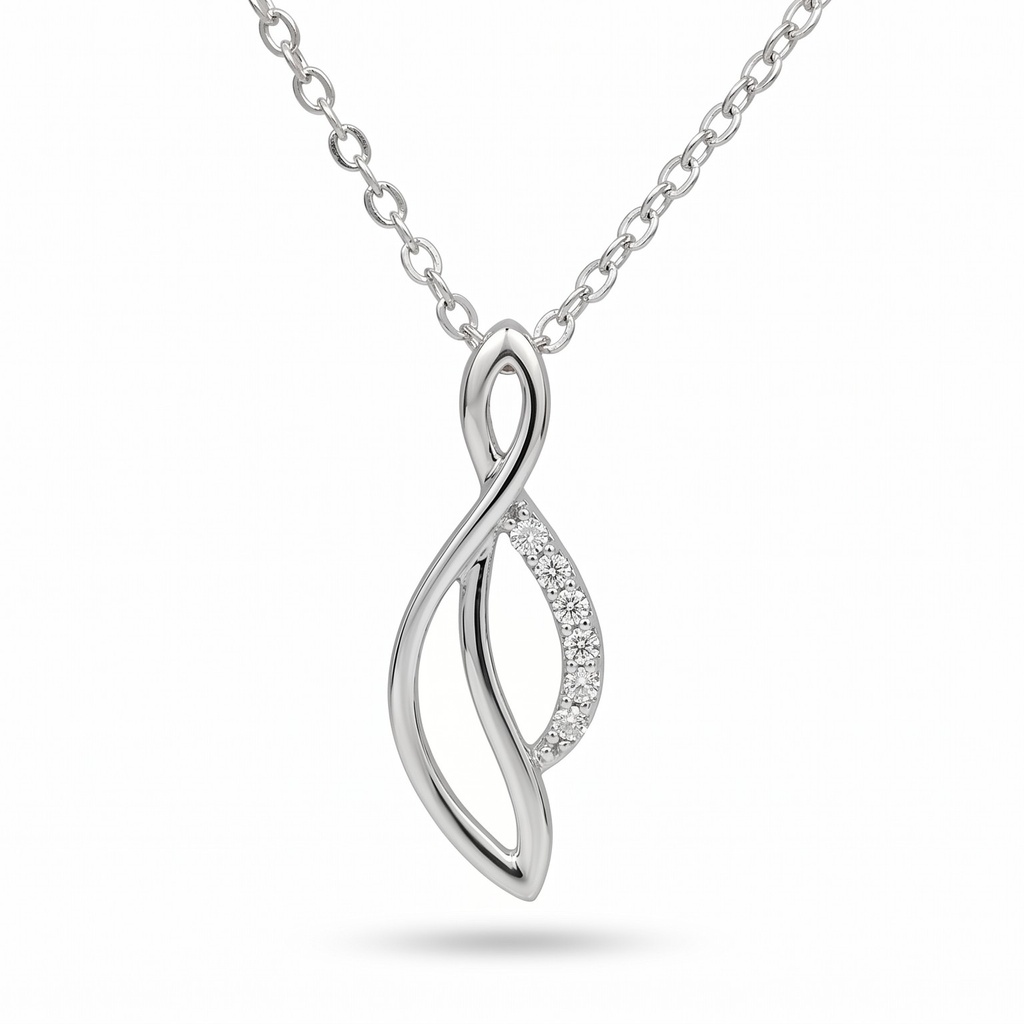 Dream colgante pez circonia con cadena