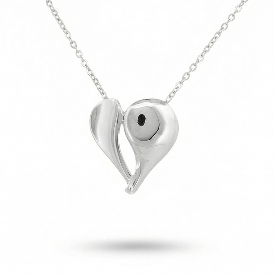 Serenity colgante corazón con cadena