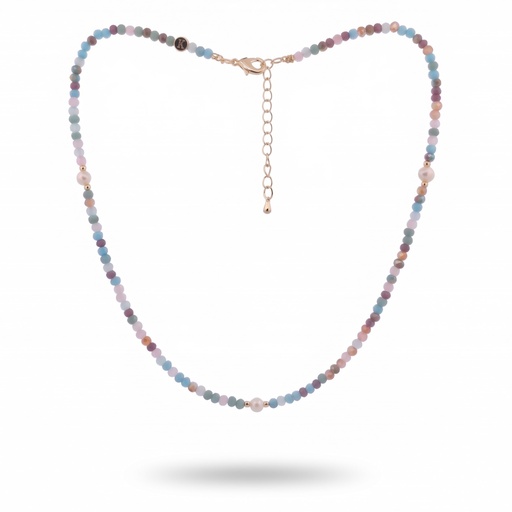 [10579] Glimmer collar (Multicolor azul turquesa)