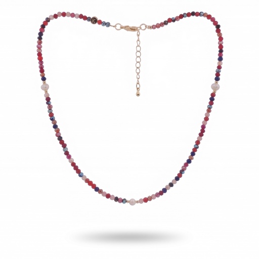 [10581] Glimmer collar (Multicolor burdeos)