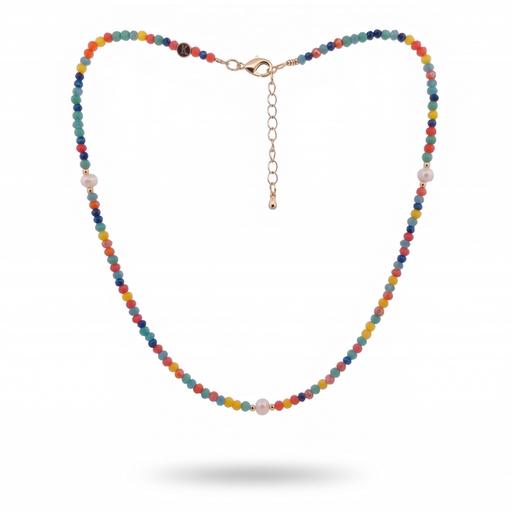 [10583] Glimmer collar (Multicolor verde)